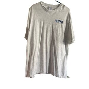 YORK Heating & Air Conditioning  Men's Gray T-Shirt  2XL
